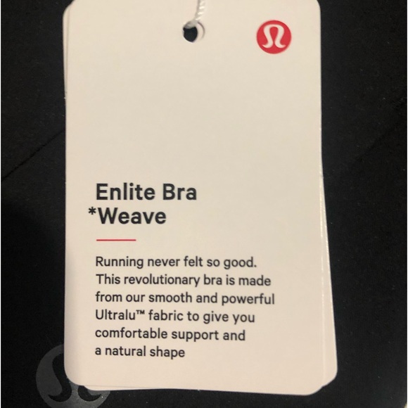 Brand New LULULEMON Enlite Bra Weave BLK 32DD (SIZE XS-S) - Picture 6 of 11